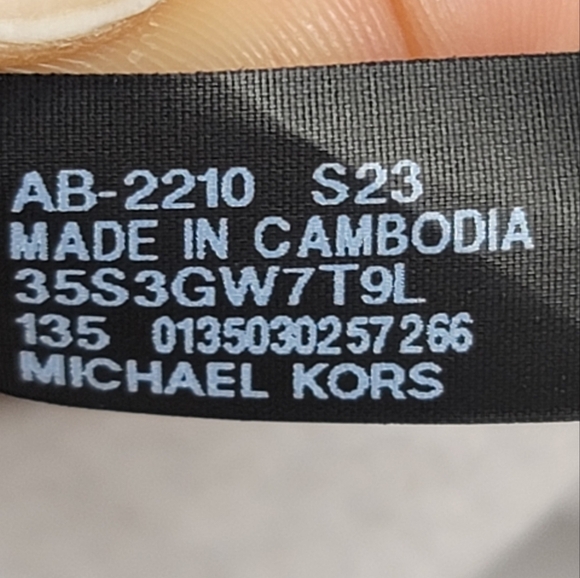 🍒 NWT Michael Kors 2 SET Convertible Shoulder Bag Tote Purse Wallet Signature - Picture 10 of 14